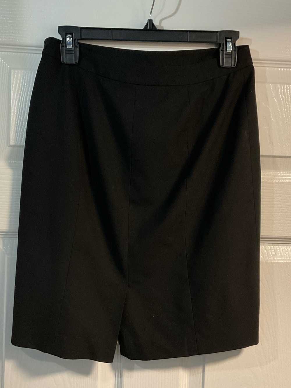 LOFT Classic Black Pencil Skirt with Rear Vent